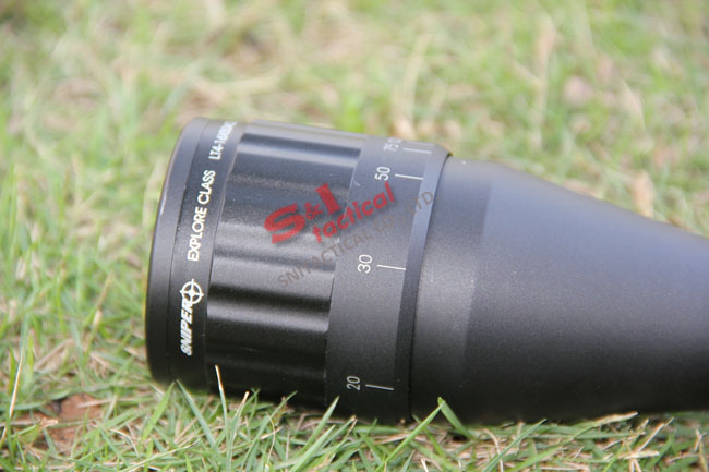 4-16x50 Mil-Dot Green/Red Illuminate Rifle Scope AO Adjustment